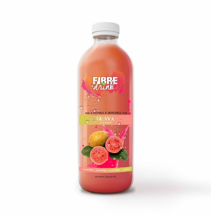 FIBRE DRINK because you need vitamins and fibre - 3 health packed flavours - Yummy! - Guava